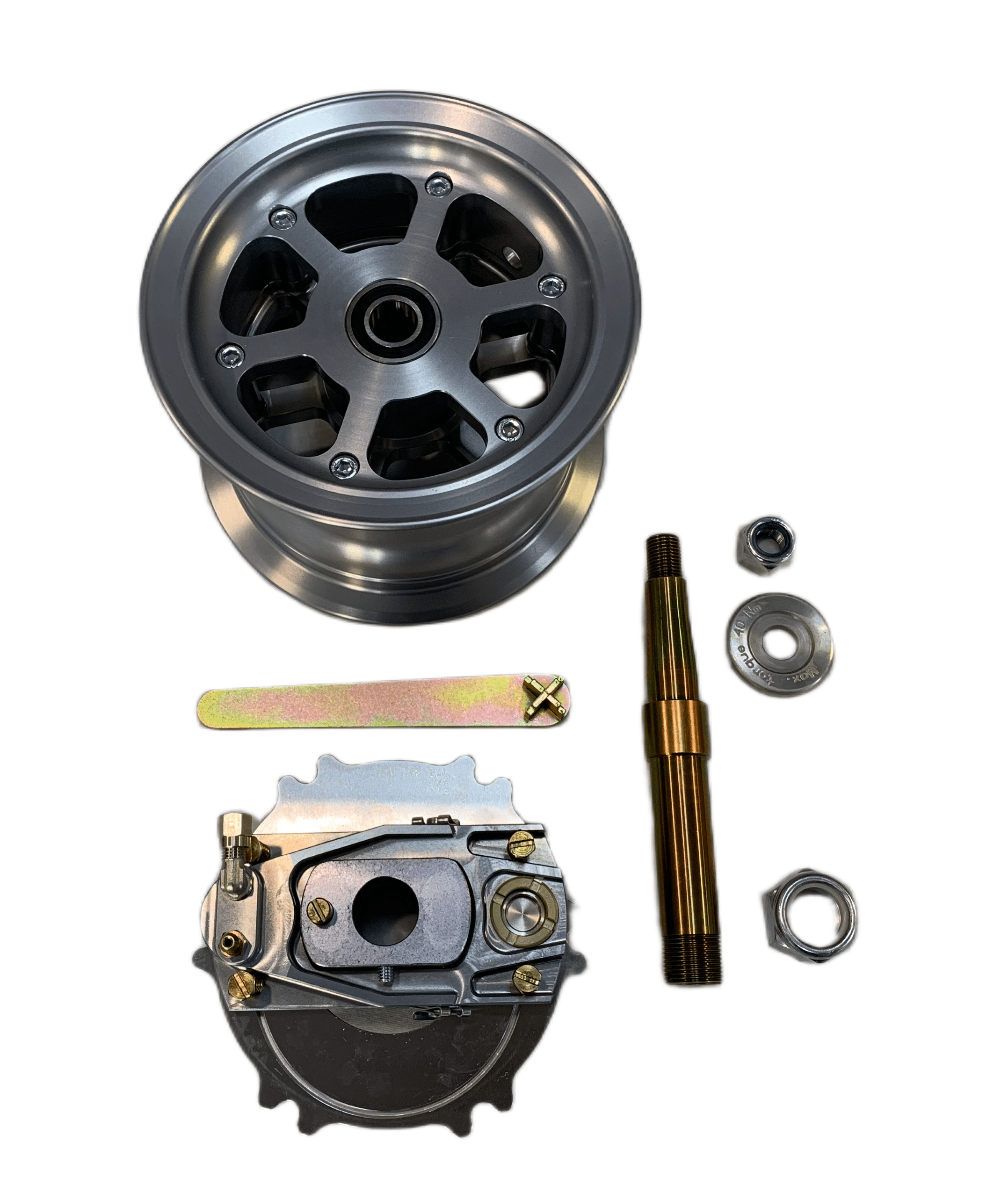 Disk 6" Neco-power s klešťovou brzdou a hřídelí - Obrázek 4